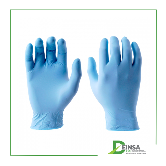 GUANTE DESECHABLES, NITRILO, SIN POLVO 4MILPF  TALLA M - ANSELL
