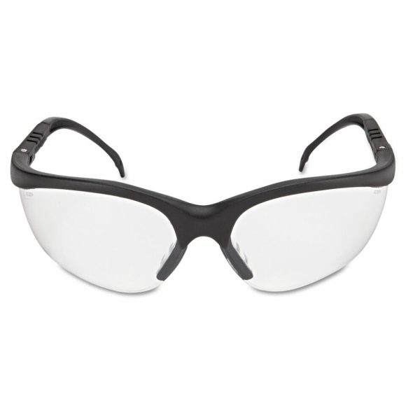 LENTES DE SEGURIDAD, MARCO NEGRO MATE, CLAROS, ANTI-NIEBLA, UV 99%, KD110AF - Imagen 2